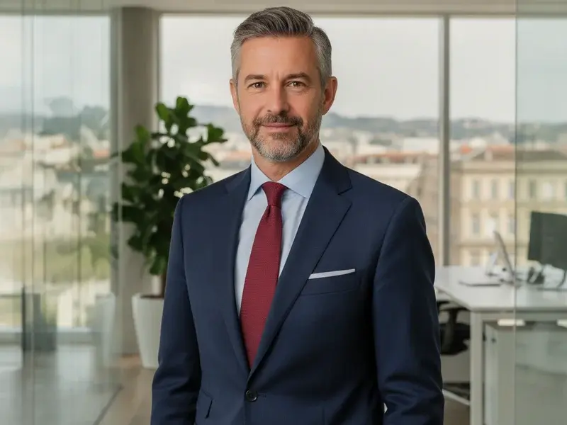 Portrait professionnel haut de gamme pour LinkedIn et CV réalisé avec le service MaPhotoPro